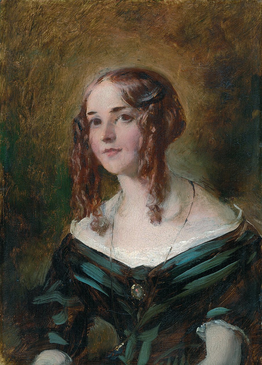 Yeşil Elbiseli Kız by William Etty