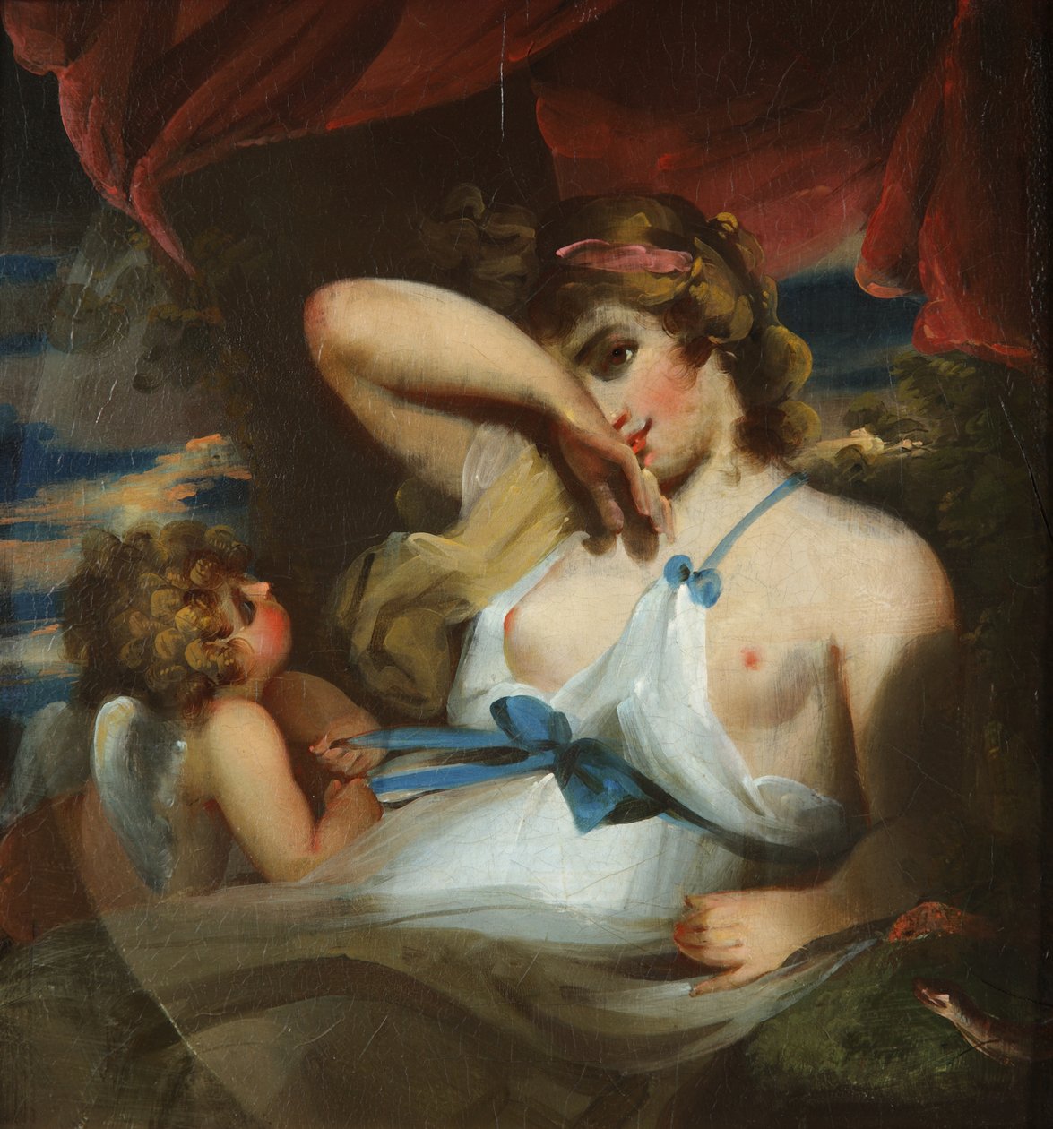 tanrıça ve aşk tanrısı by William Etty