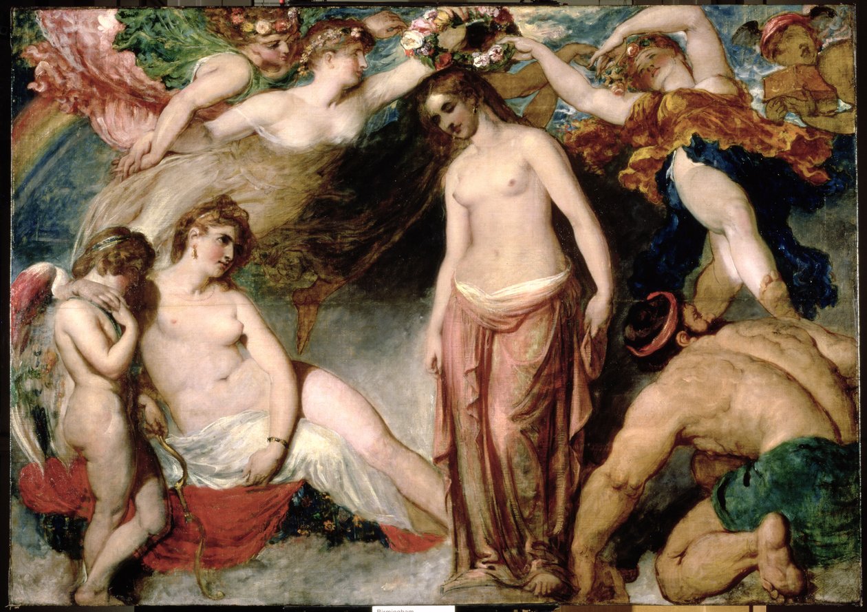 Pandora Mevsimler Tarafından Taçlandı, 1824 by William Etty