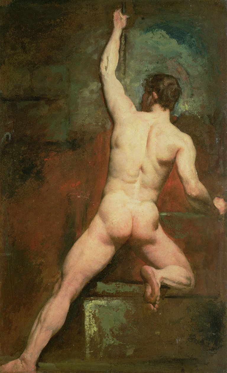 Çıplak Erkek Çalışması by William Etty