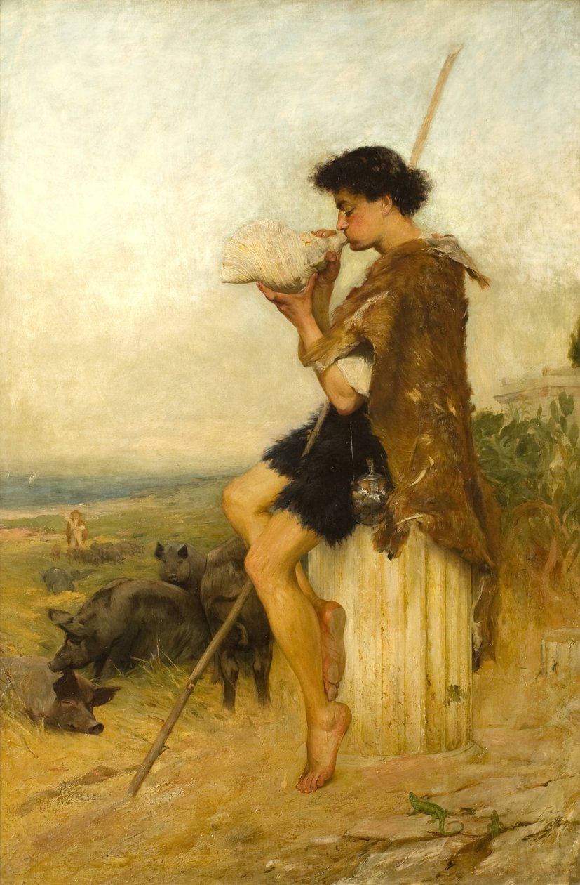 domuz çobanı by William Ewart Lockhart
