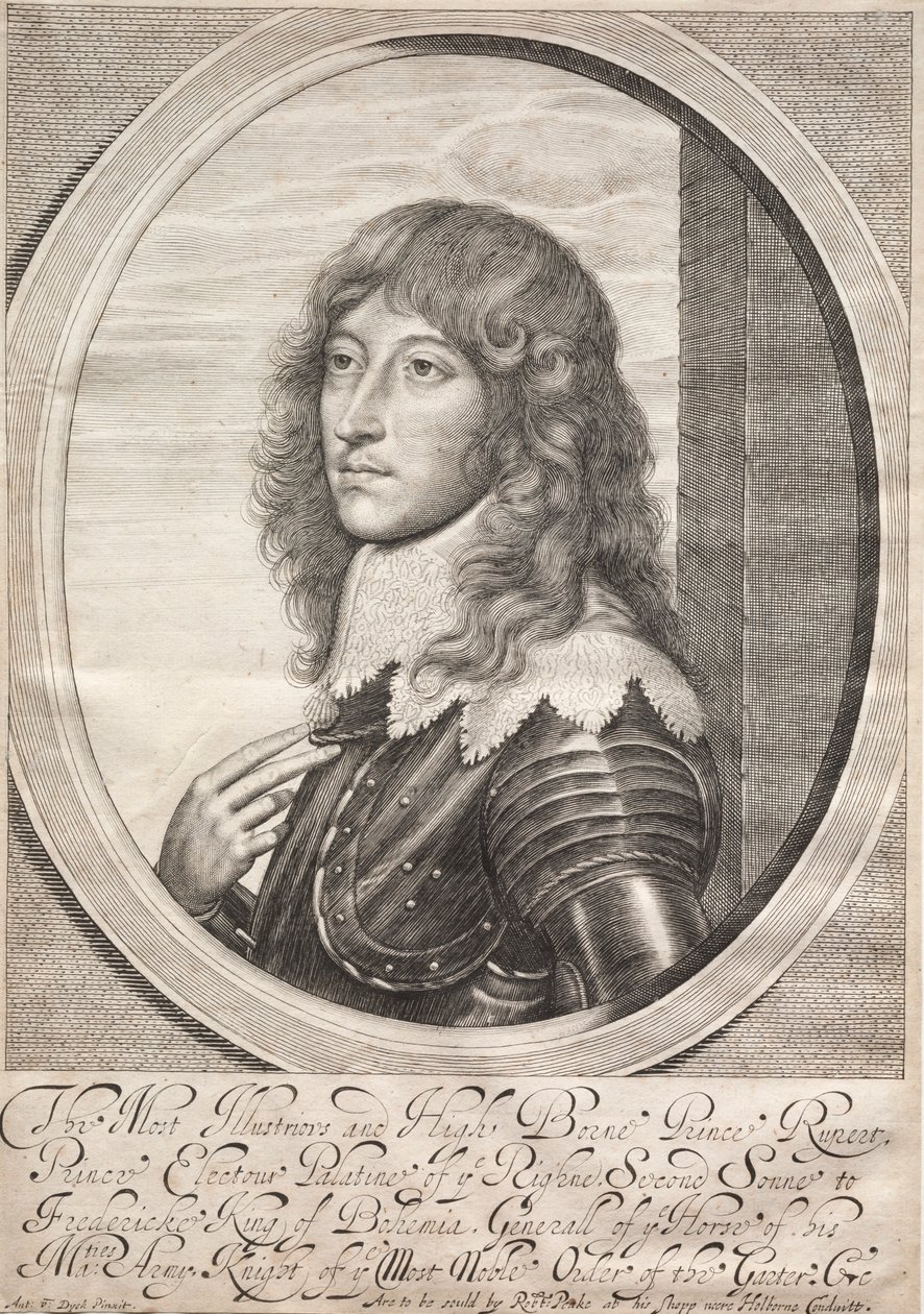 Prens Rupert. by William Faithorne