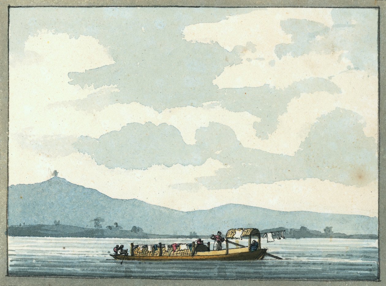 Çin nehir teknesi by William Ffarington