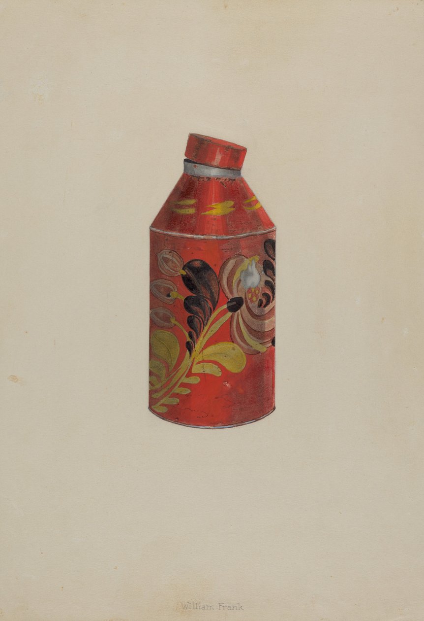 Toleware Çay Caddy, c. 1938. by William Frank
