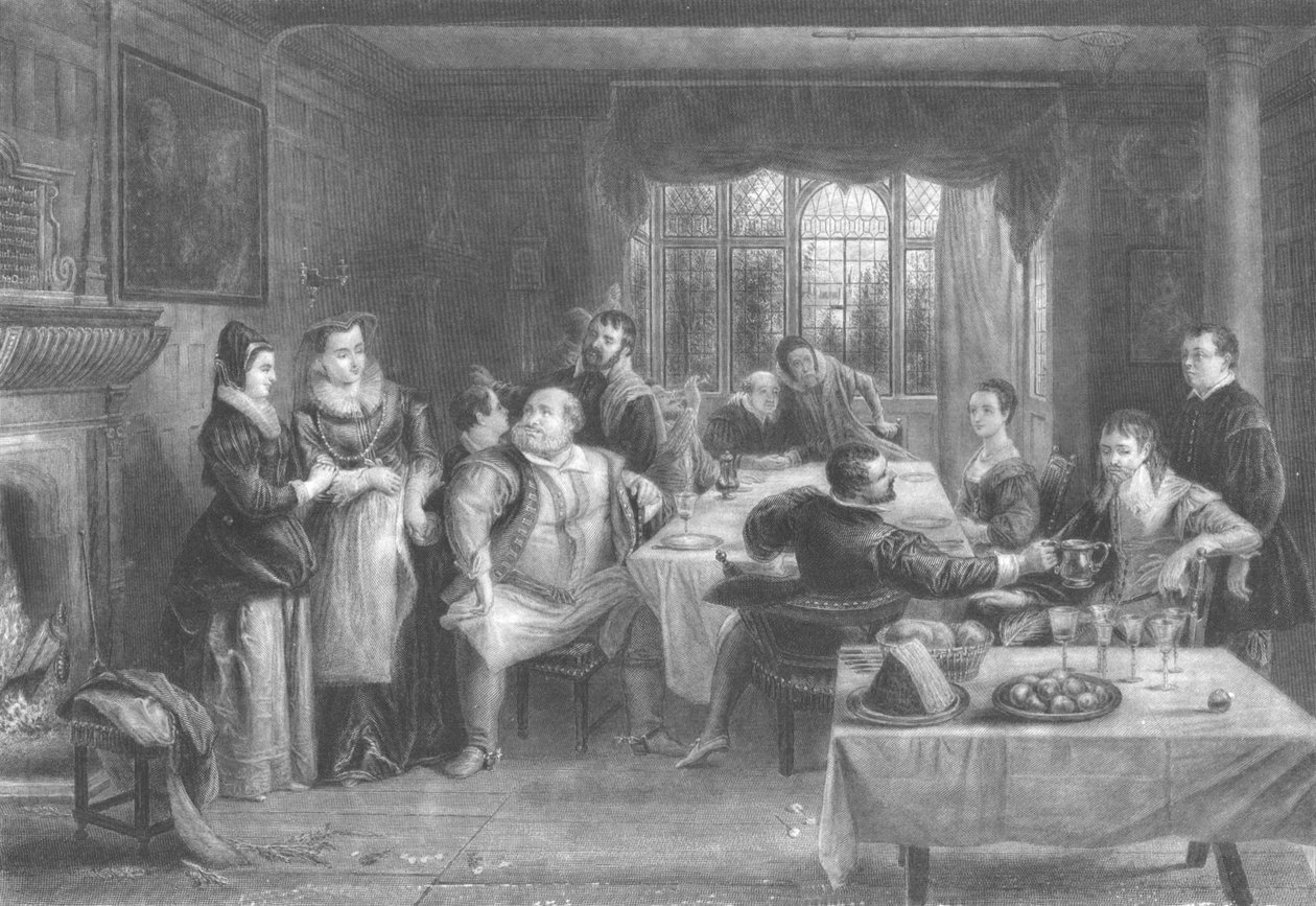 Falstaff ve Arkadaşları, 1868. by William Greatbach