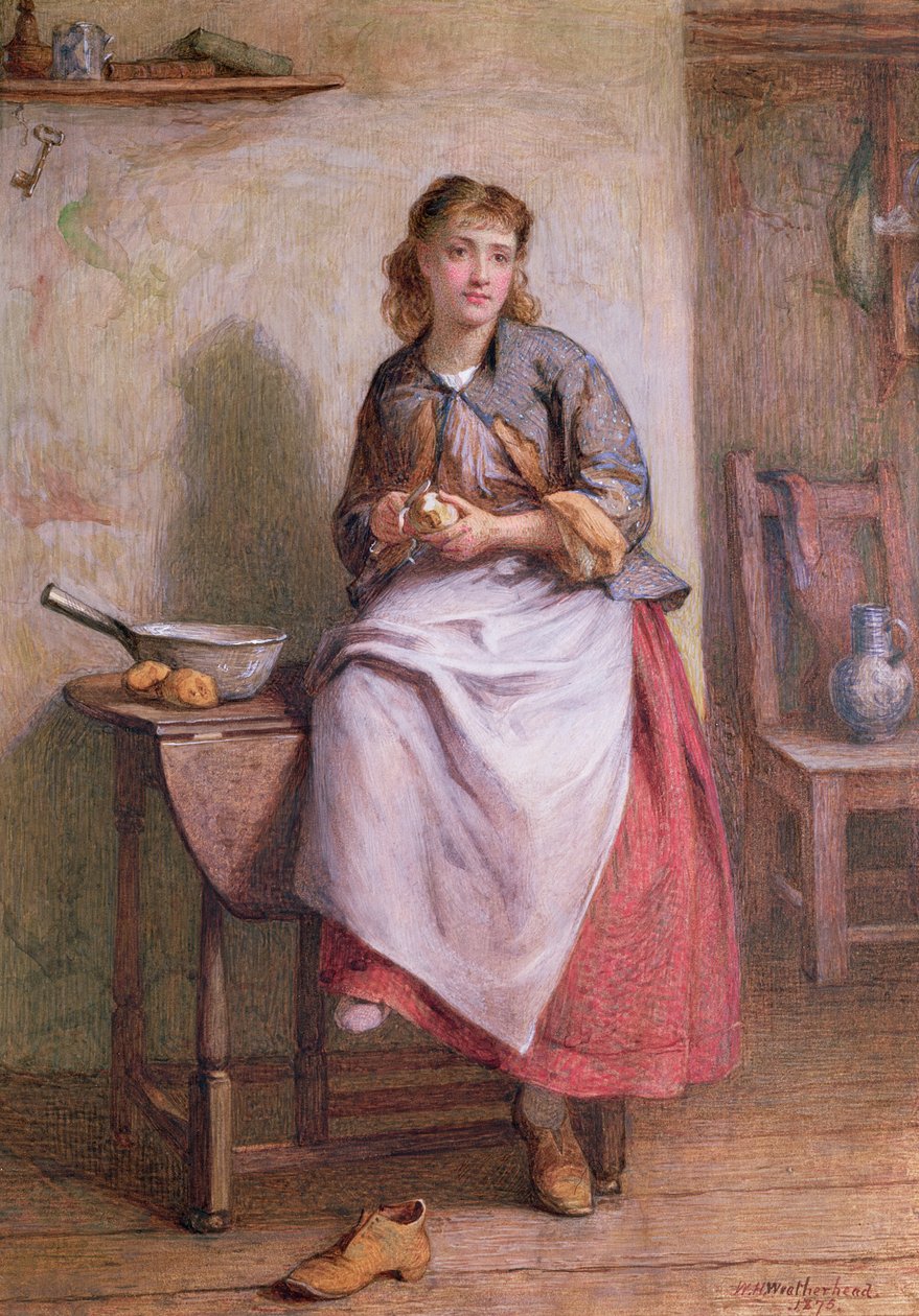Kız Patates Soyma by William Harris Weatherhead