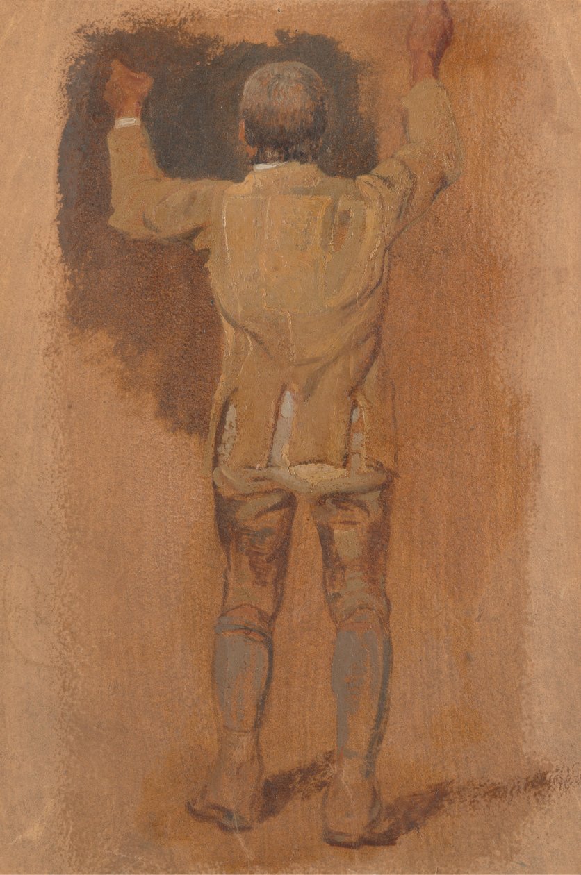 Arkadan Görülen Bir Damadın Çalışması by William Havell