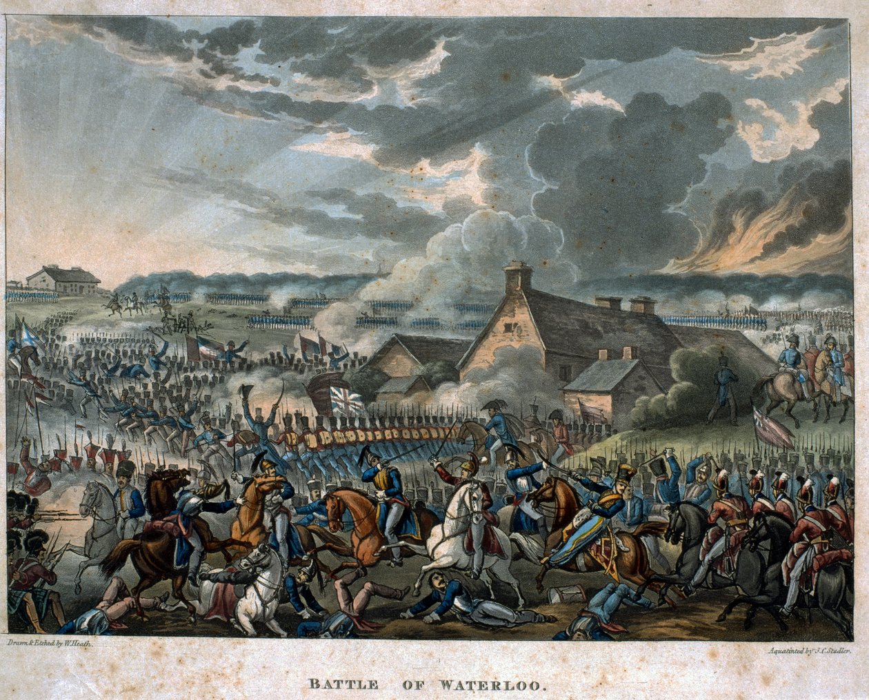 Waterloo Savaşı by William Heath