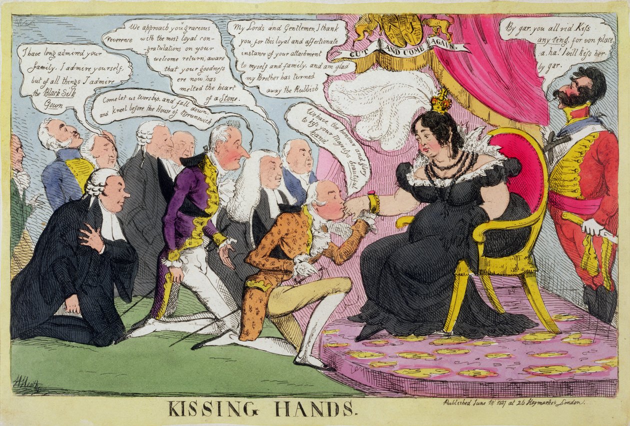 Öpüşen Eller, 1827