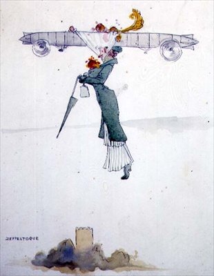 Zeppeltok by William Heath Robinson