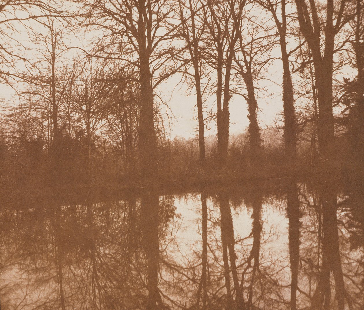 Yansımalar, 1843 (sepya fotoğrafı) by William Henry Fox Talbot