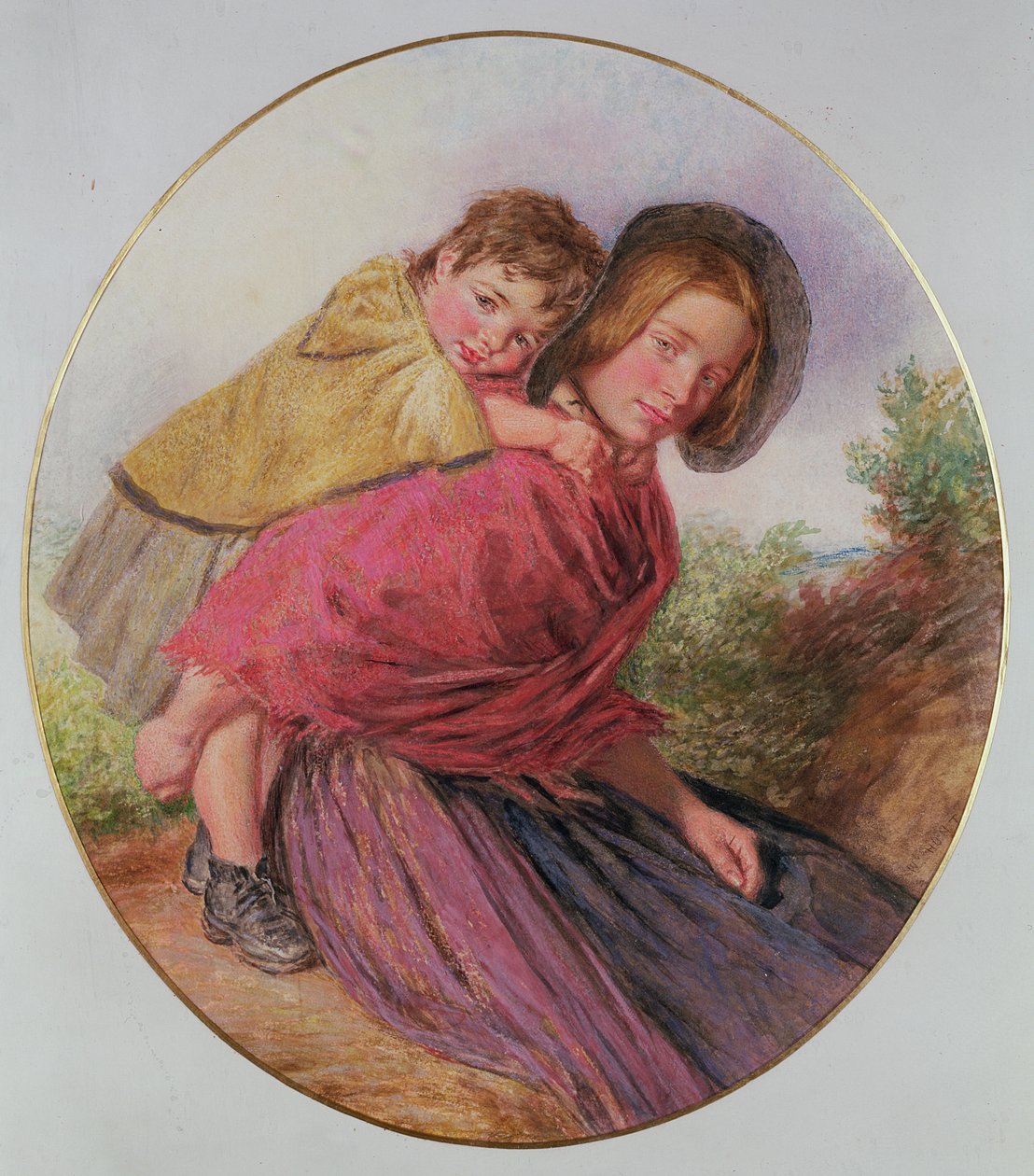 Anne ve Çocuk by William Henry Hunt