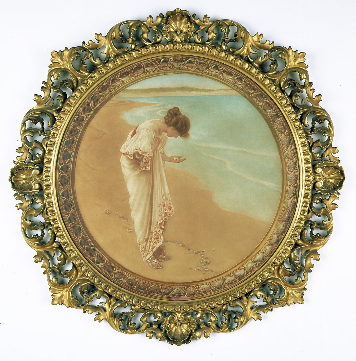 Denizin İncileri Vardır (mezzotint) by William Henry Margetson
