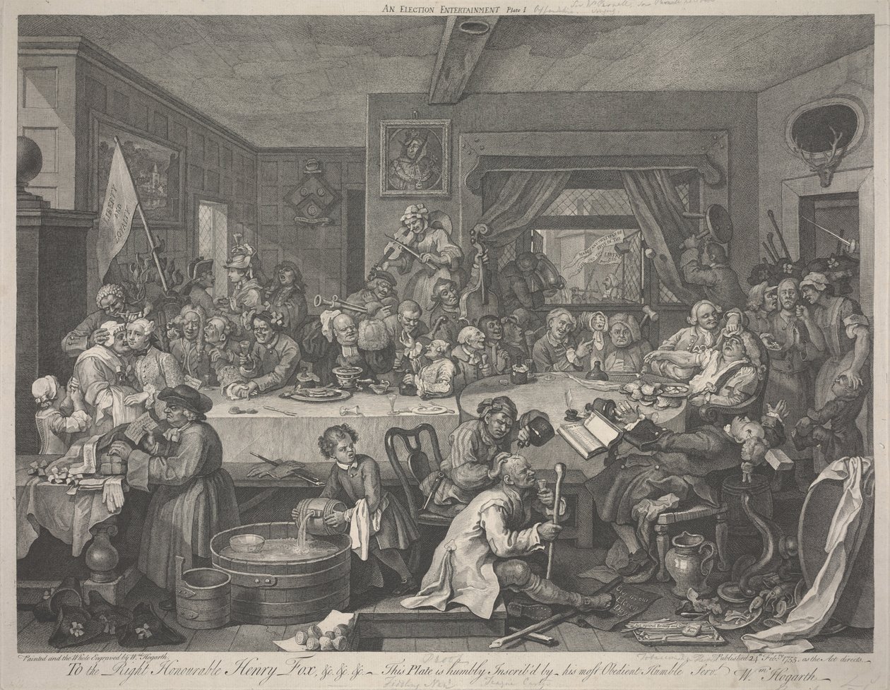 Seçim Eğlencesi by William Hogarth