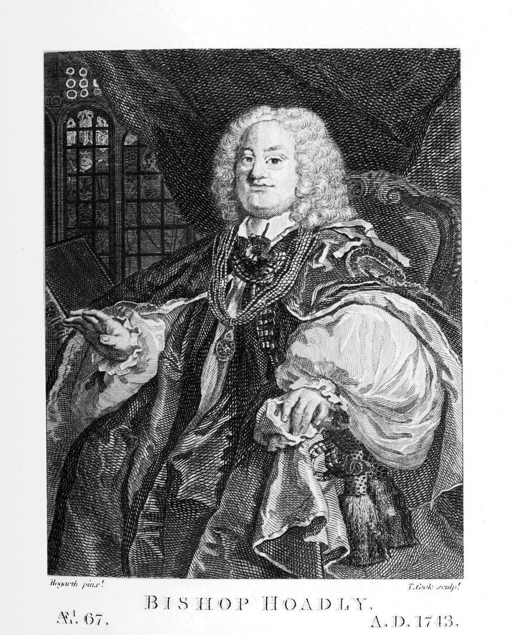 William Hogarth tarafından Piskopos Hoadly by William Hogarth