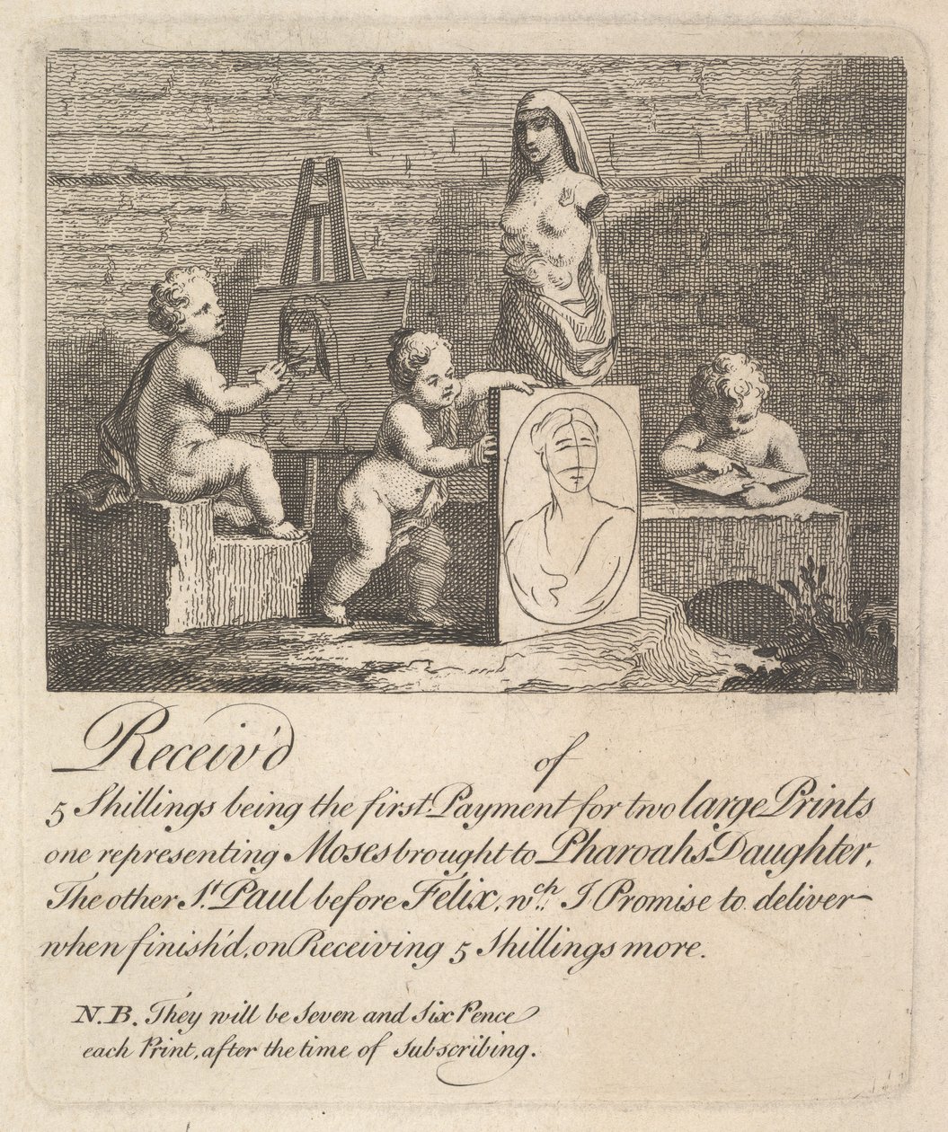 Doğayı Gözleyen Çocuklar, 1751. by William Hogarth