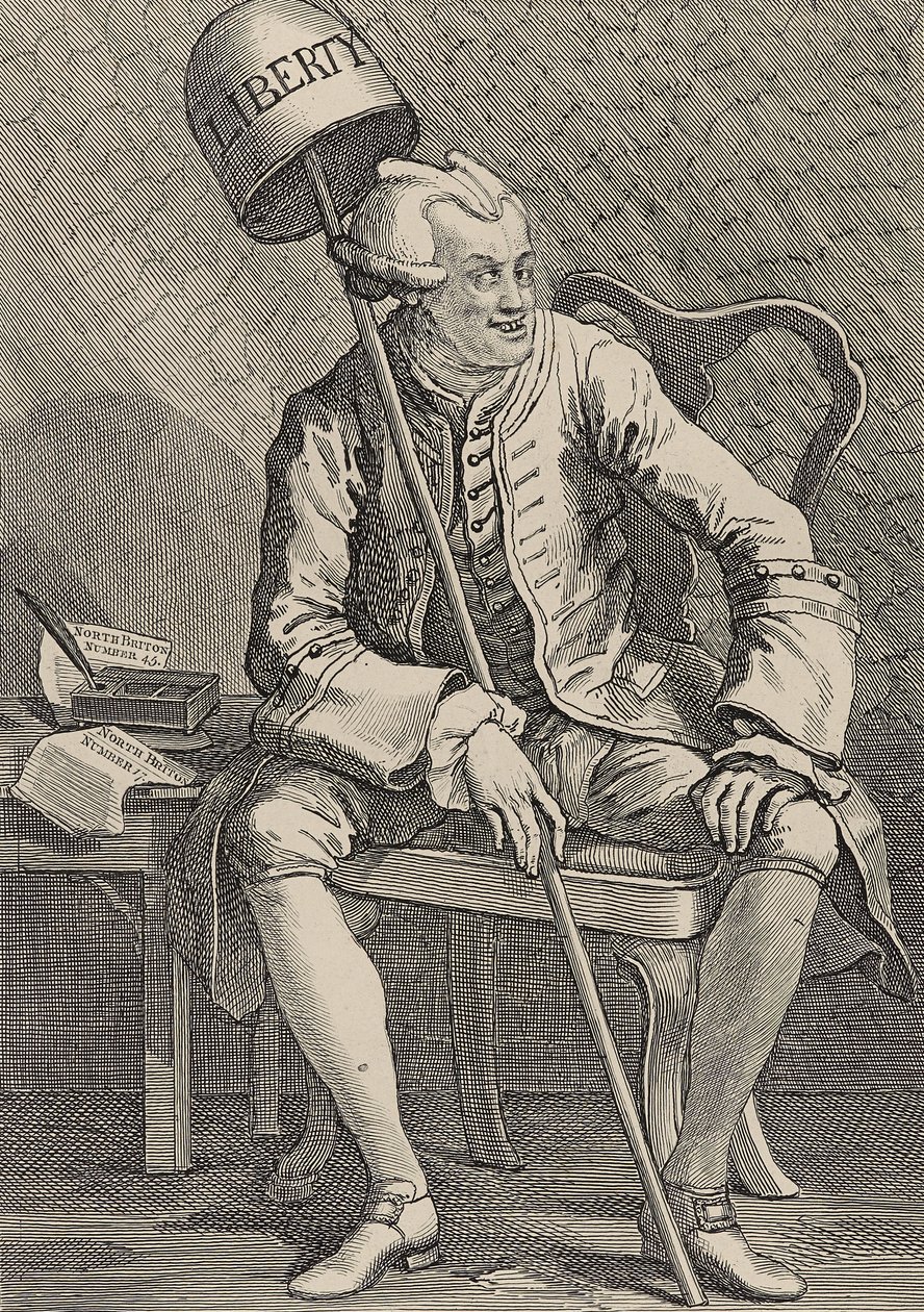 John Wilkes, Av. by William Hogarth