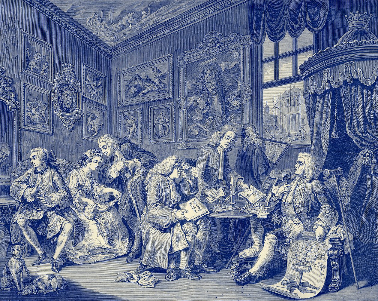 Evlilik a la Mode tarafından William Hogarth by William Hogarth