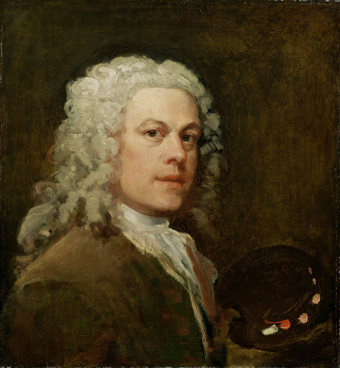 Otoportre, c.1735-40 by William Hogarth