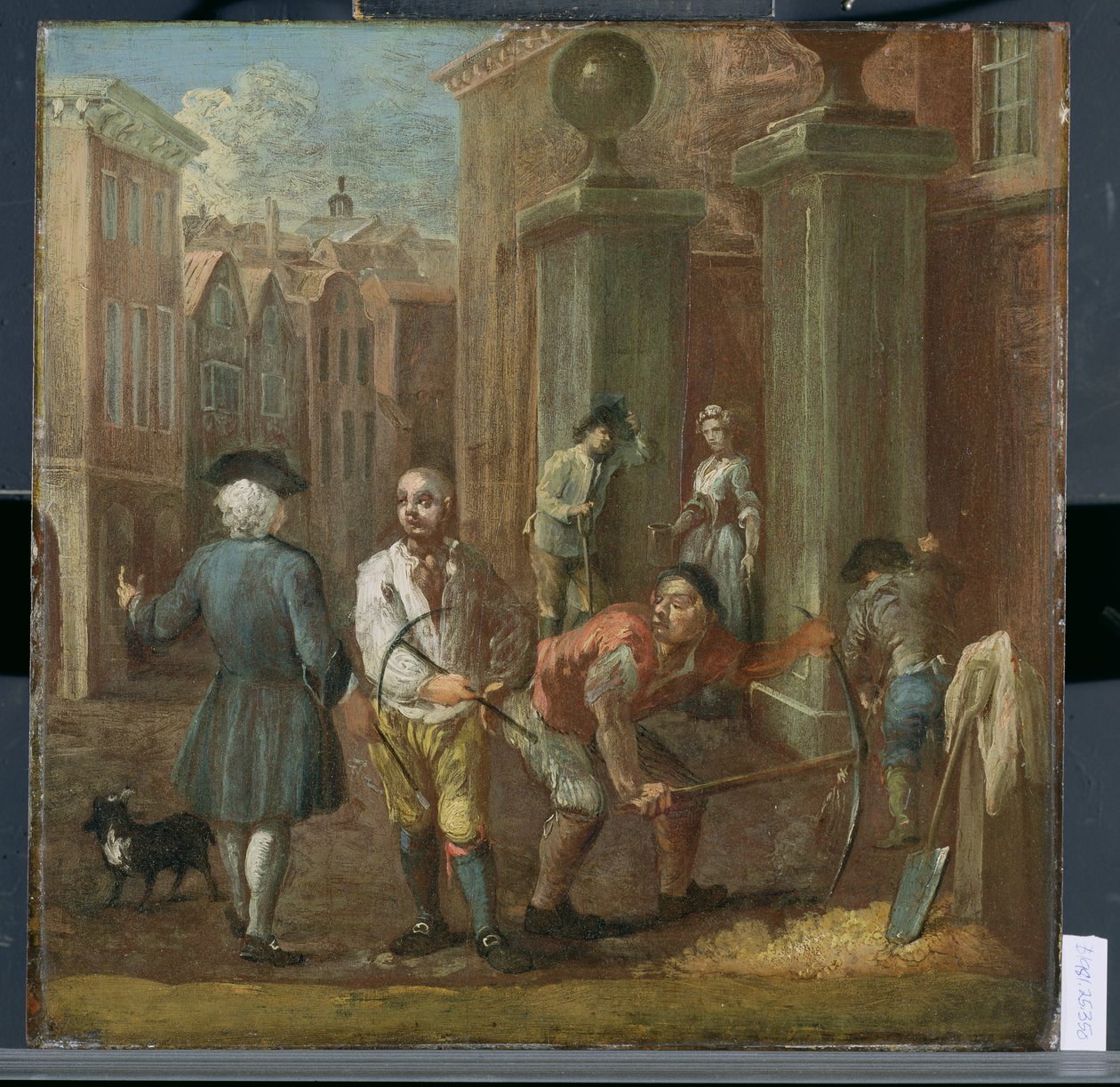 Paviour için imza, c.1725 by William Hogarth