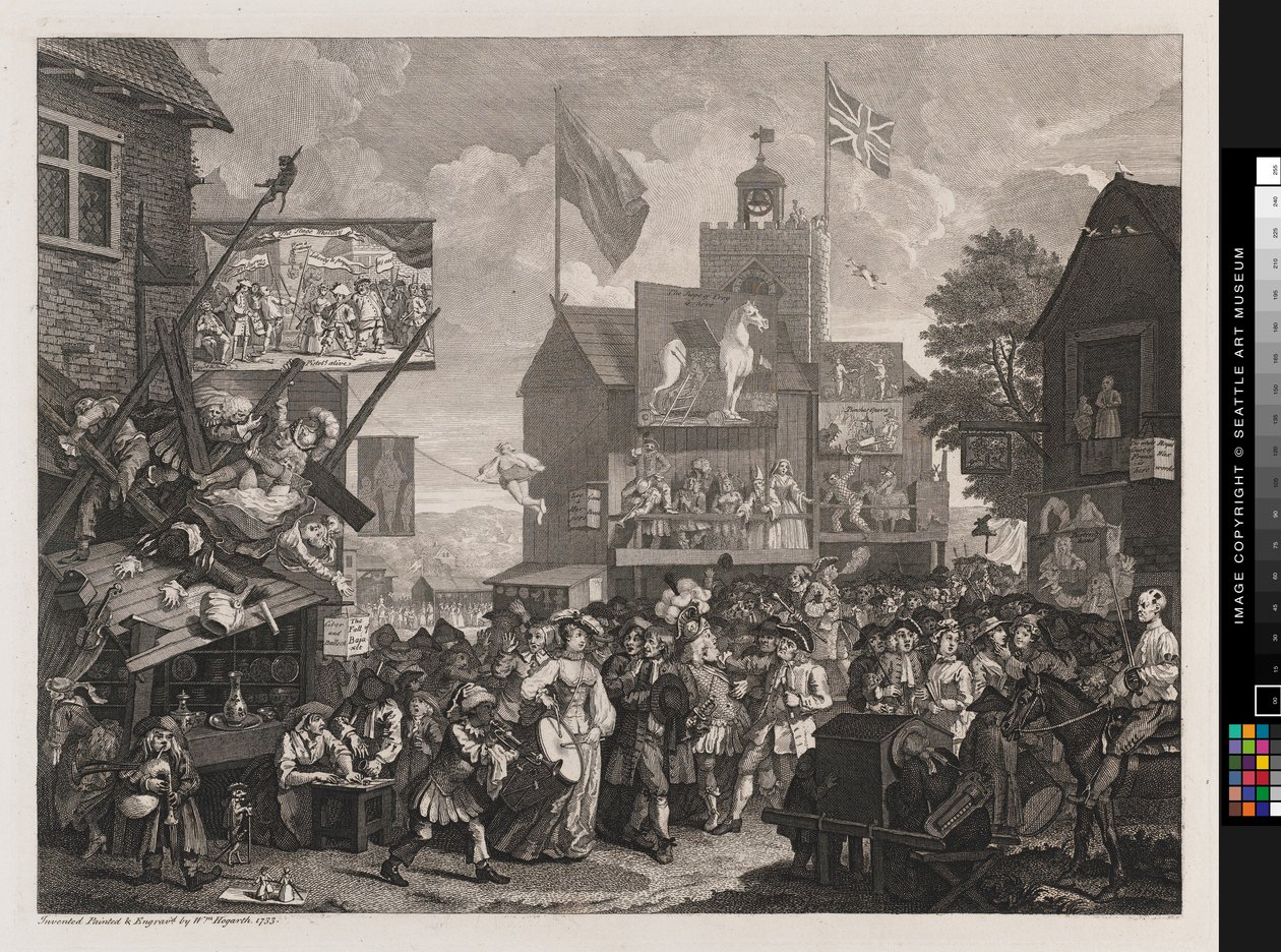 Southwark Fuarı by William Hogarth