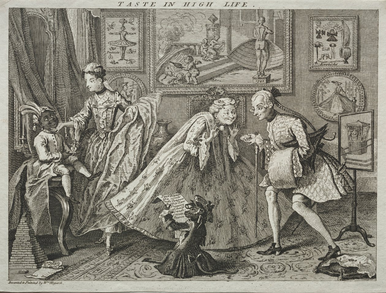 Yüksek Yaşamda Tat, 1746. by William Hogarth