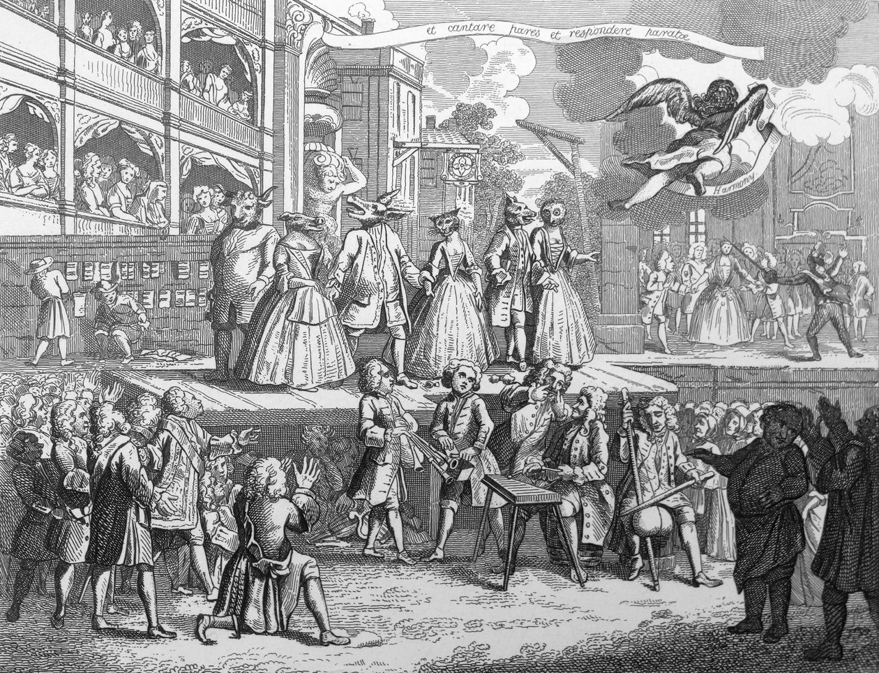 Dilencinin Operası Bakır by William Hogarth