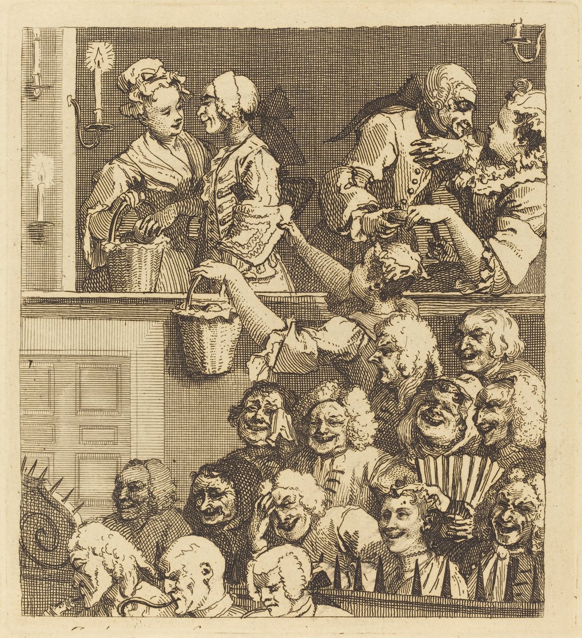 Gülen Seyirci by William Hogarth