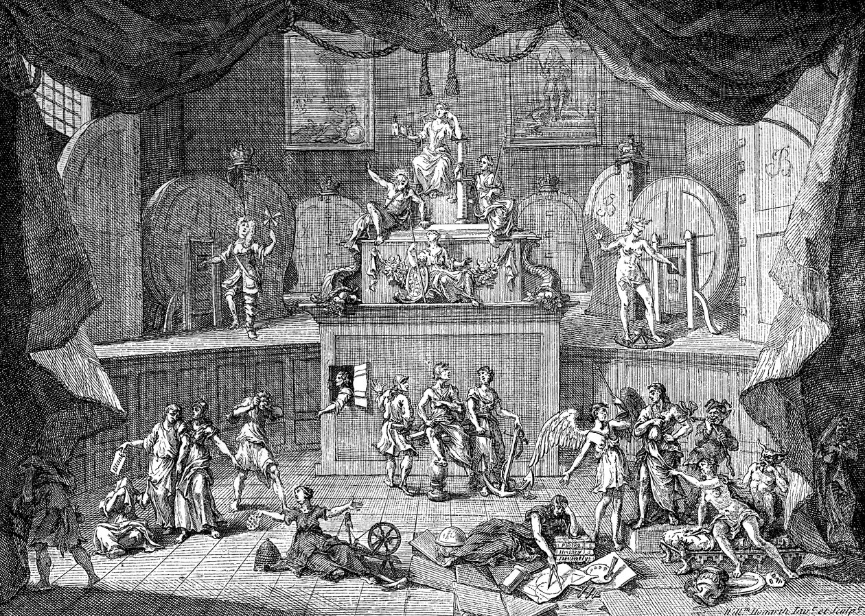 Piyango, 1721. by William Hogarth