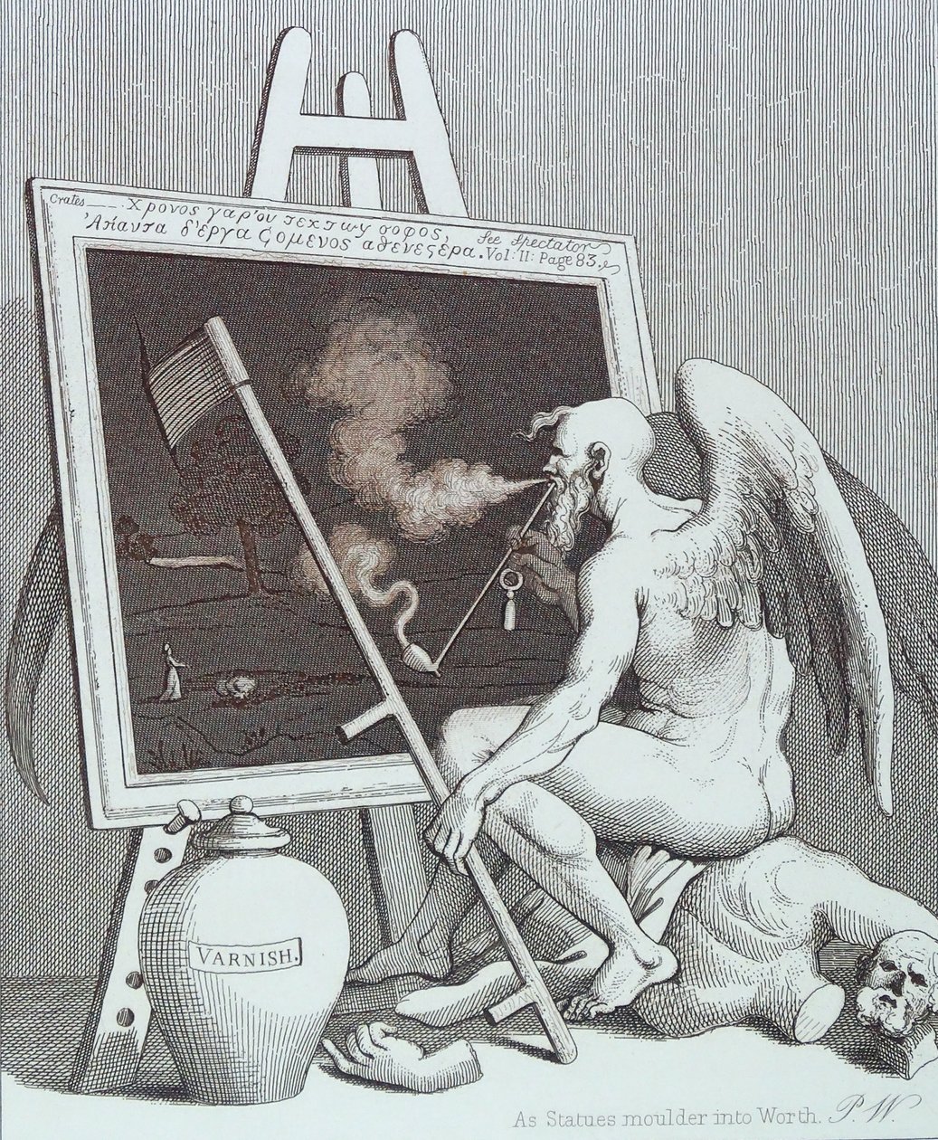 Doğaya ve kendinize hitap edin by William Hogarth