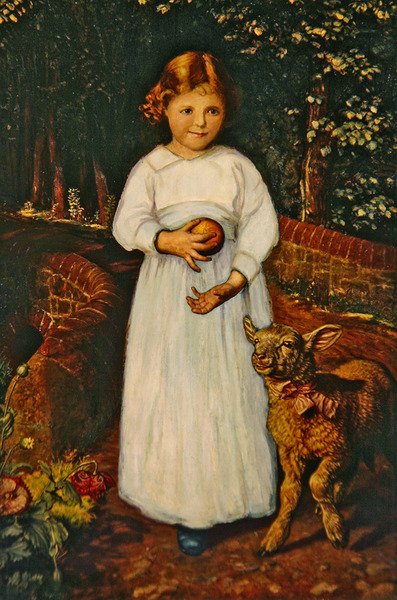 Bayan Flamborough (tuval üzerine yağlı boya) by William Holman Hunt