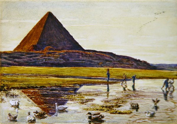 Büyük piramit by William Holman Hunt