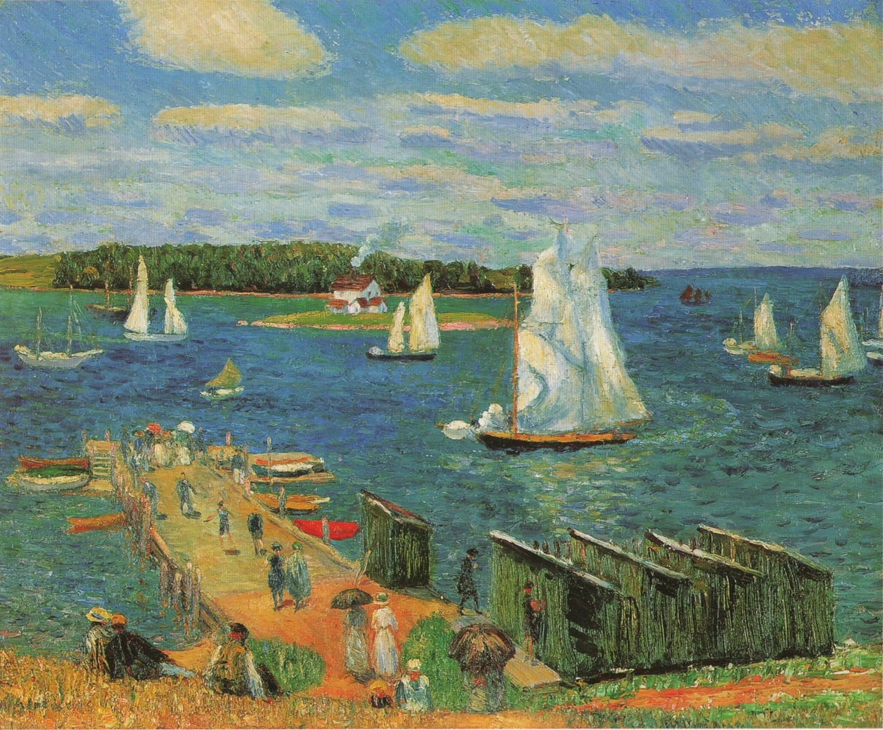 Mahone Körfezi, 1910 by William James Glackens