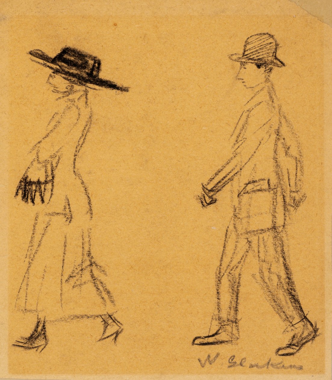 Adam Aşağıdaki Kadın by William James Glackens