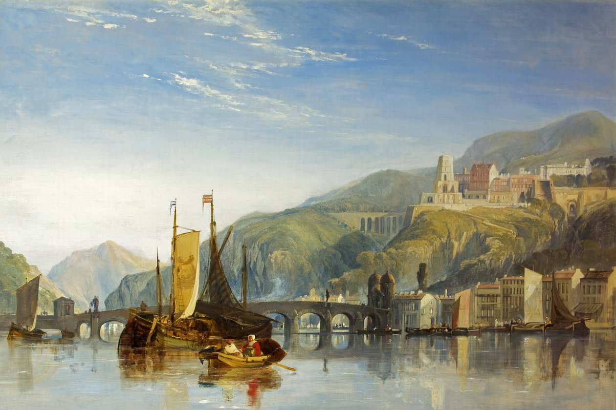 Heidelberg (tuval üzerine yağlı boya) by William James Muller