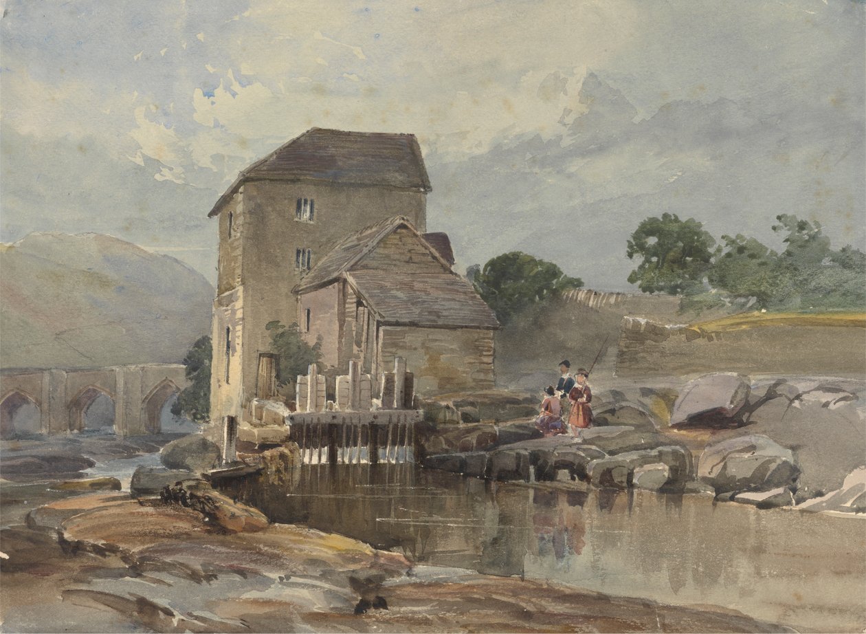 Llangollen'deki Köprü by William James Muller