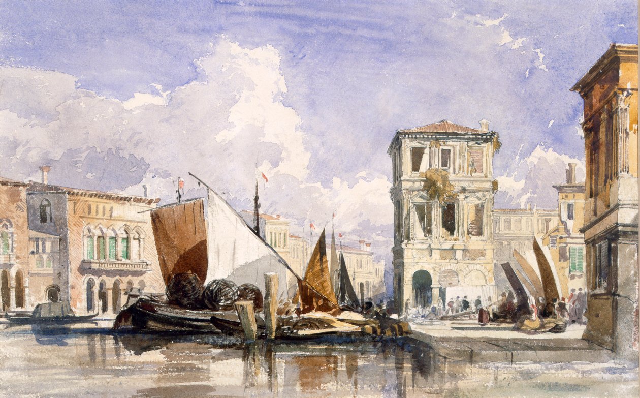 Venedik, c1834. by William James Muller
