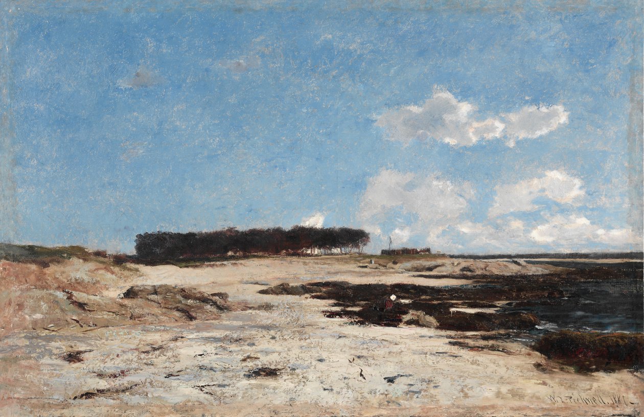 Pointe de Cabello, Brittany, 1881. by William L. Picknell
