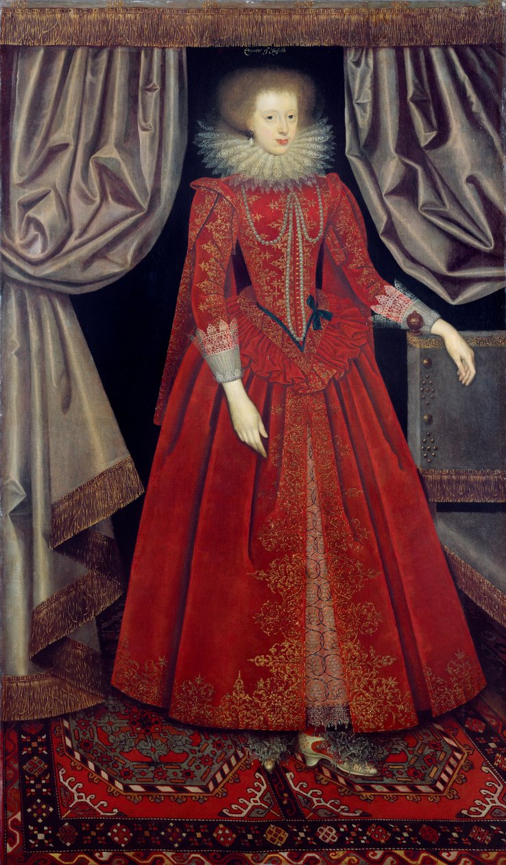 Catherine Howard, Suffolk Kontesi, c1615 by William Larkin