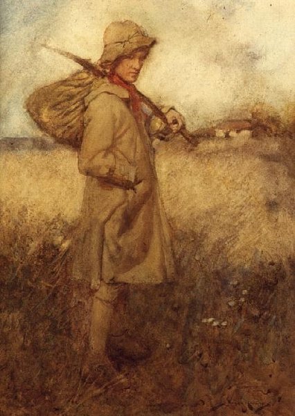 Eşyalarını taşıyan adam by William Lee Hankey