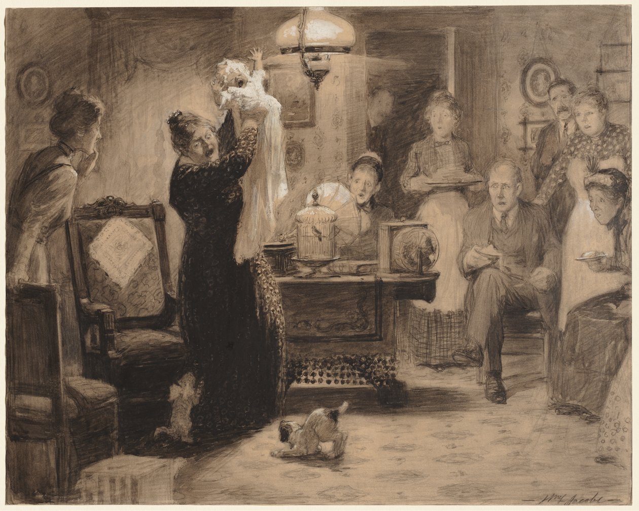 "Sabit Bebek" çizimi için çizim yapın by William Leroy Jacobs