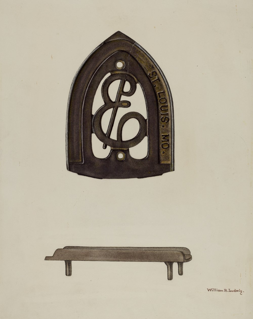 Trivet, ç. 1939. by William Ludwig