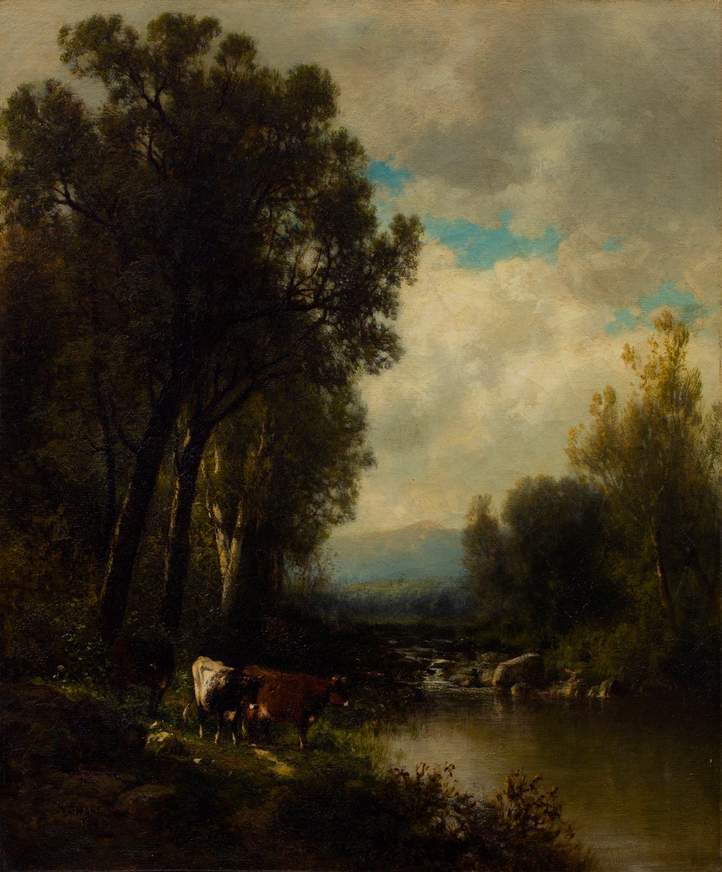 Nehirdeki Sığır by William M. Hart