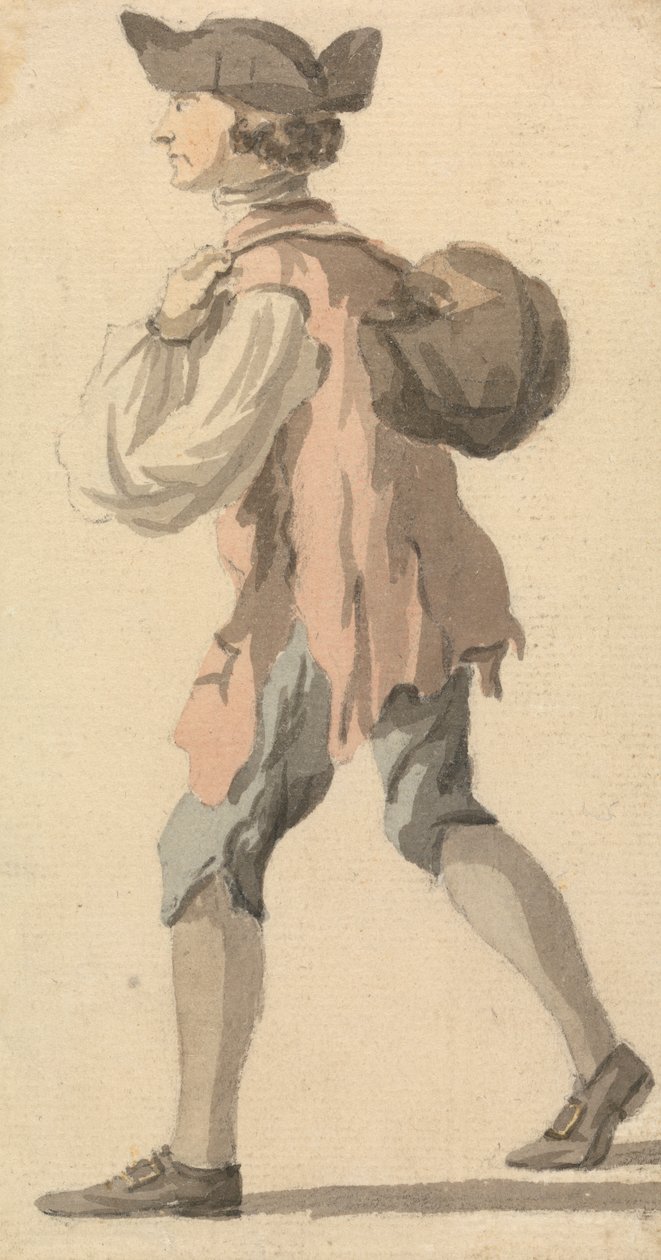 Sırtında Paket Taşıyan Adam by William Marlow