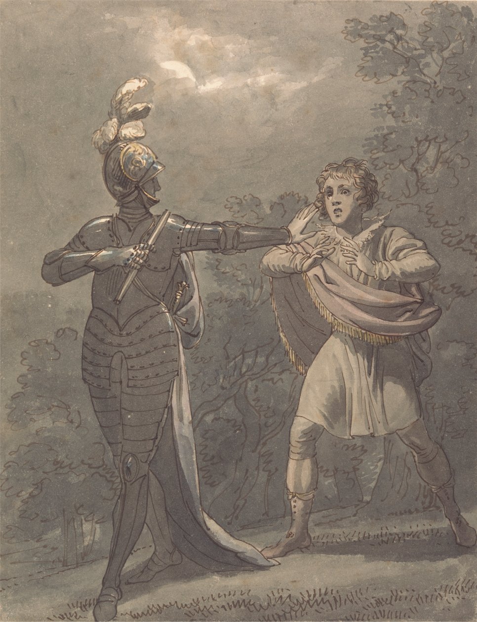 Hamlet ve Hayalet by William Marshall Craig