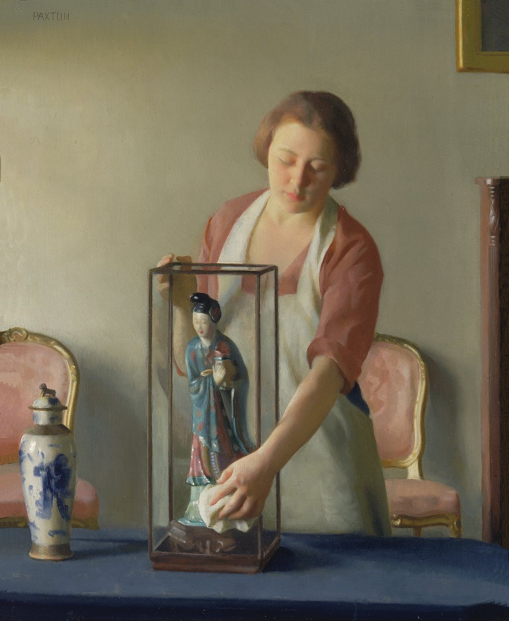 Heykelcik, 1921. by William McGregor Paxton