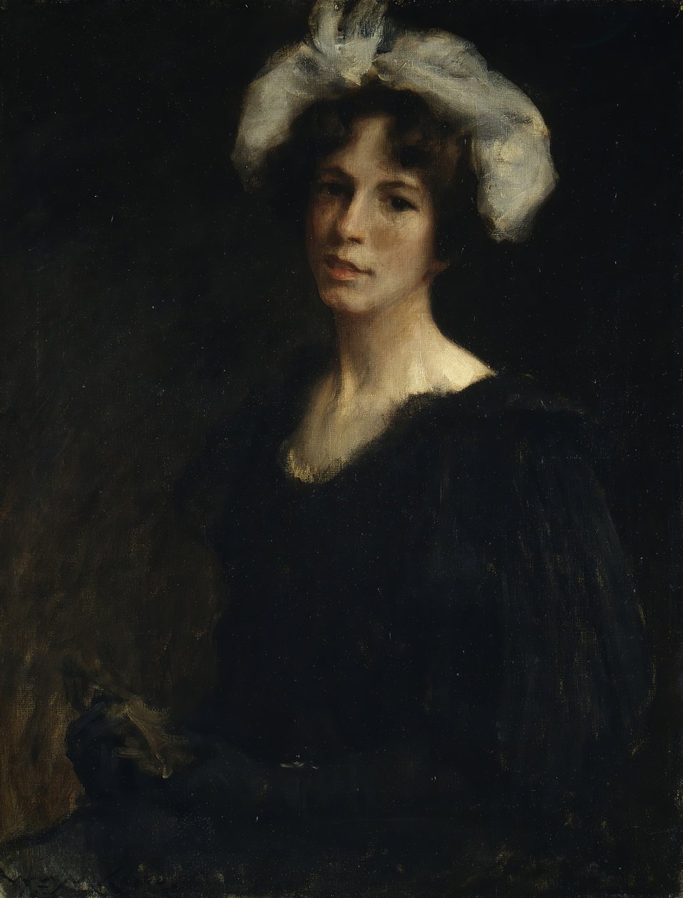 Bessie Potter, yaklaşık 1895. by William Merritt Chase