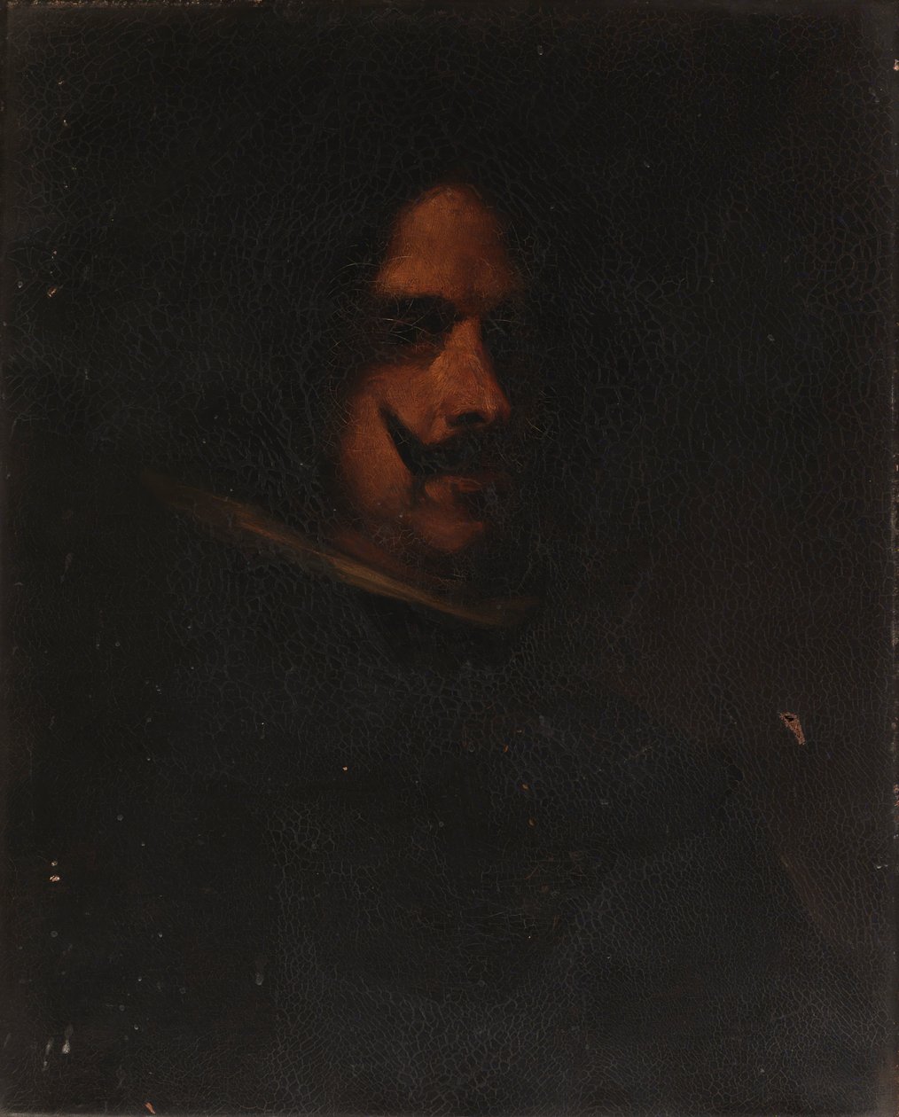 Bir Adamın Başı, ca. 1872-1879. by William Merritt Chase