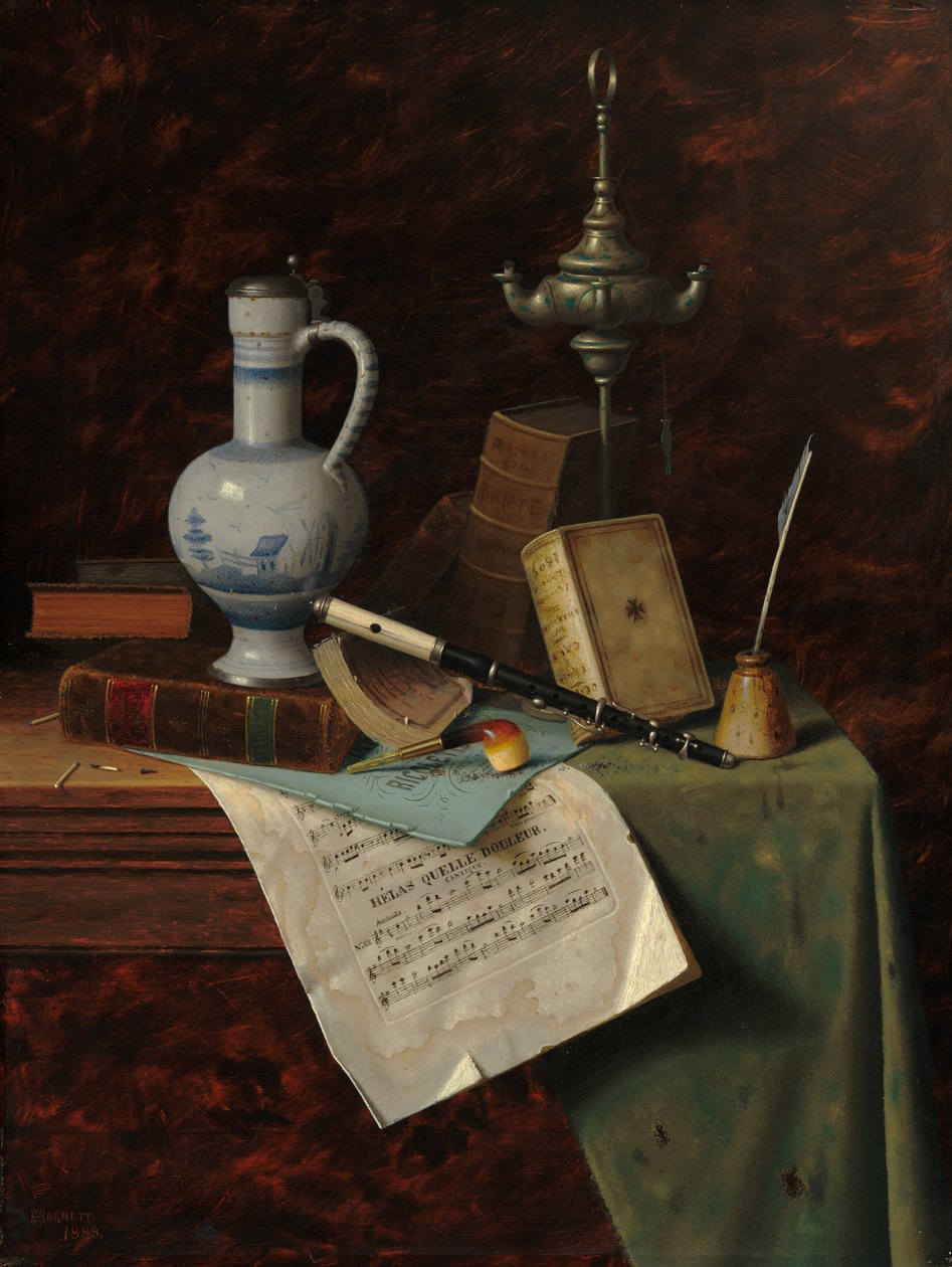 Mücevherlerim, 1888. by William Michael Harnett