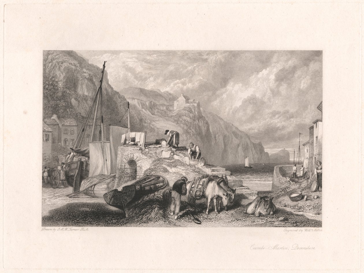 Coombe-Martin, Devonshire by William Miller